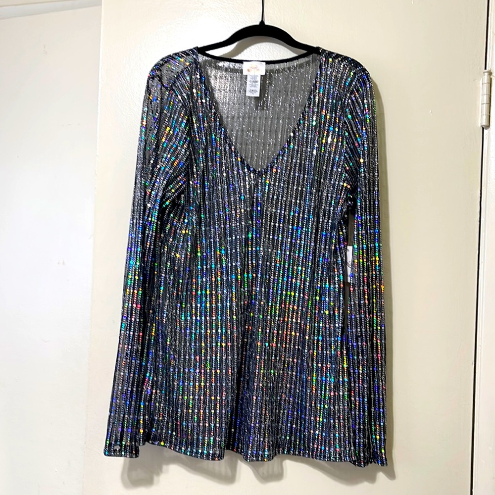1st 80% polyester size 3x - 2end Vintage size xL -  3rd 100% Rayón size XL 🥰